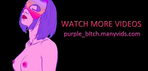  Anal Jinx Cosplay Teen Purple Bitch Big Ass young slut asshole webcam sex